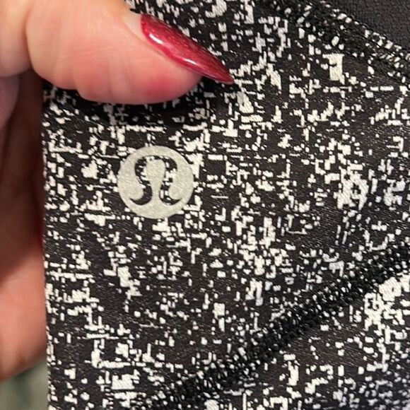 Lululemon Women’s Pace Rival Crop Power Luxtreme Suited Jacquard Leggings Size 4 - Picture 12 of 13